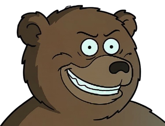 Boris The Bastard Bear Head